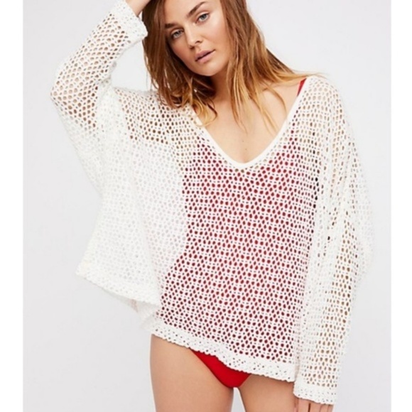 Free People Sweaters - Free People We the Free Napa Tee - White